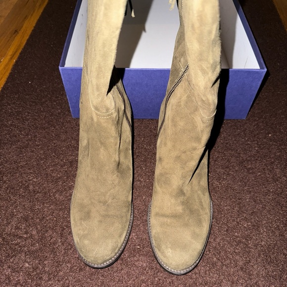 STUART WEITZMAN suede knee boots - Picture 3 of 6
